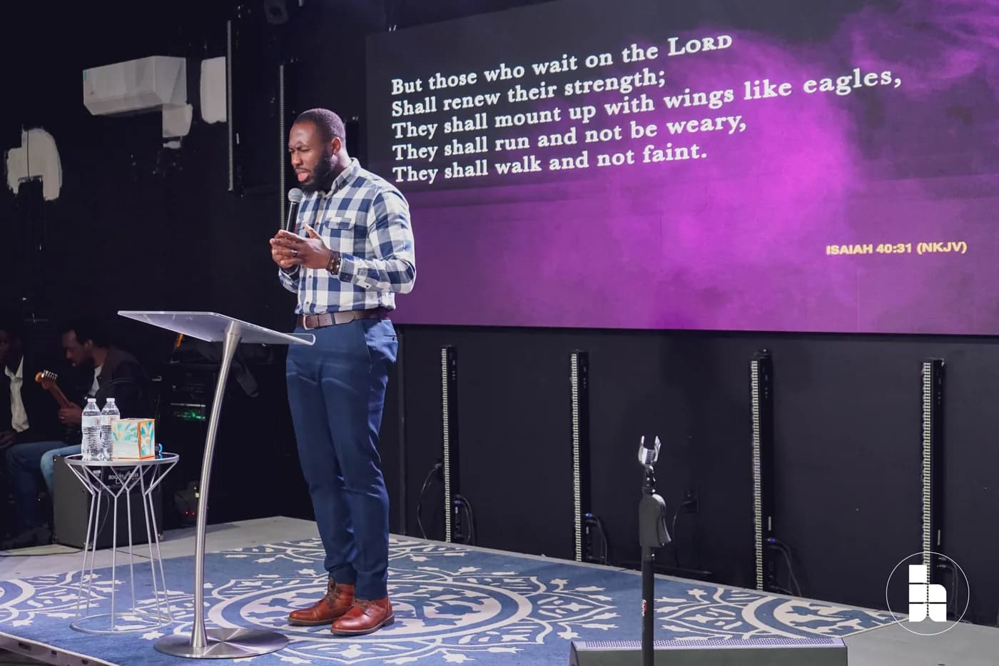 A midweek gathering at Jubilee Place