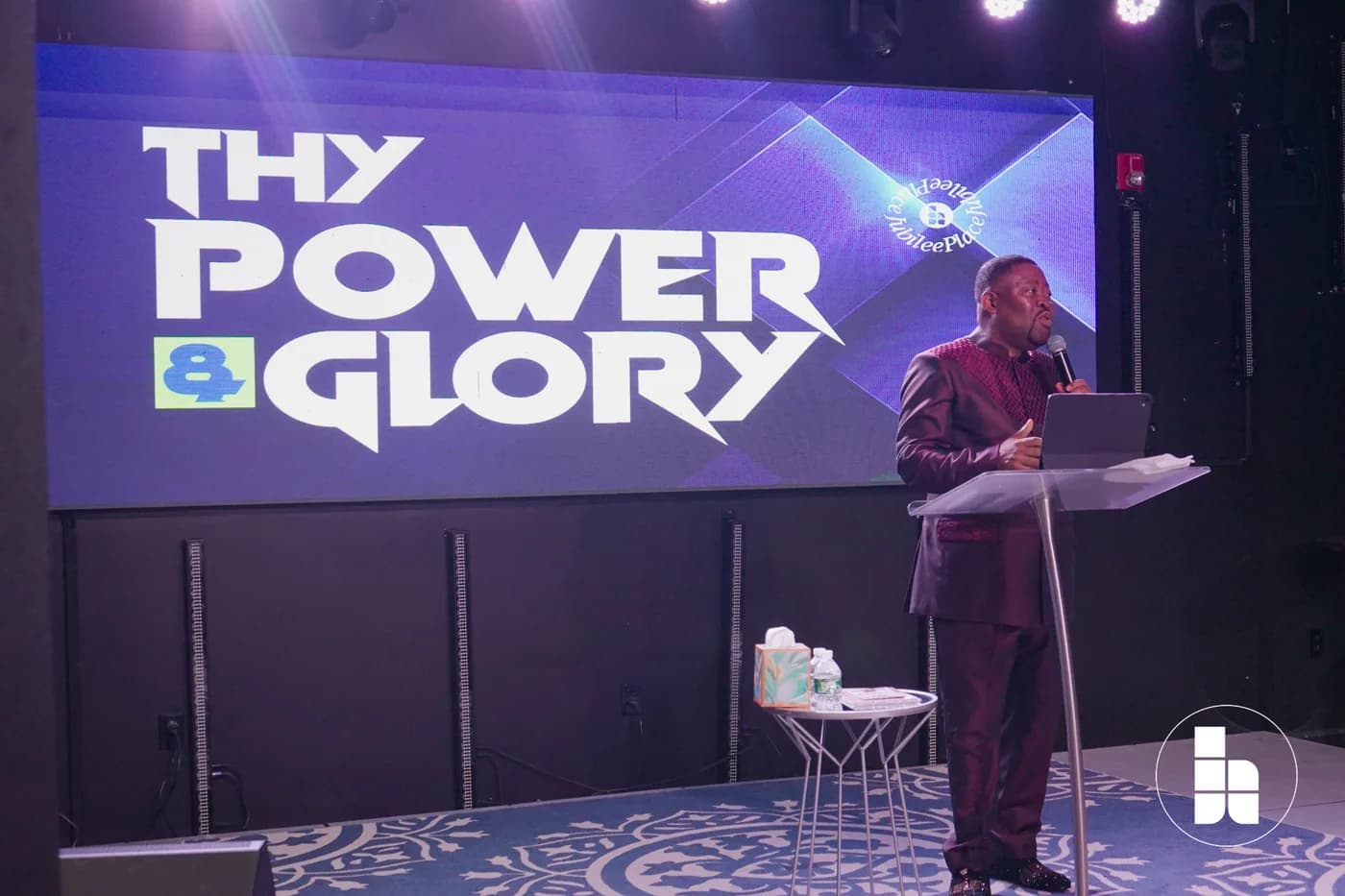A Sunday service at Jubilee Place