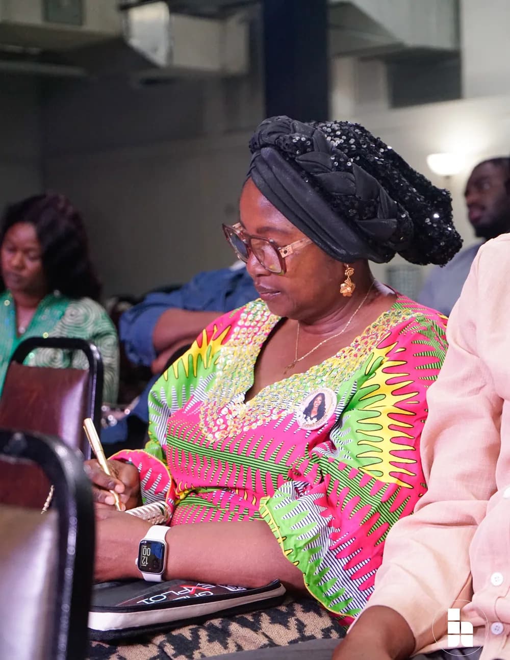 A member of Jubilee Place during a Sunday service