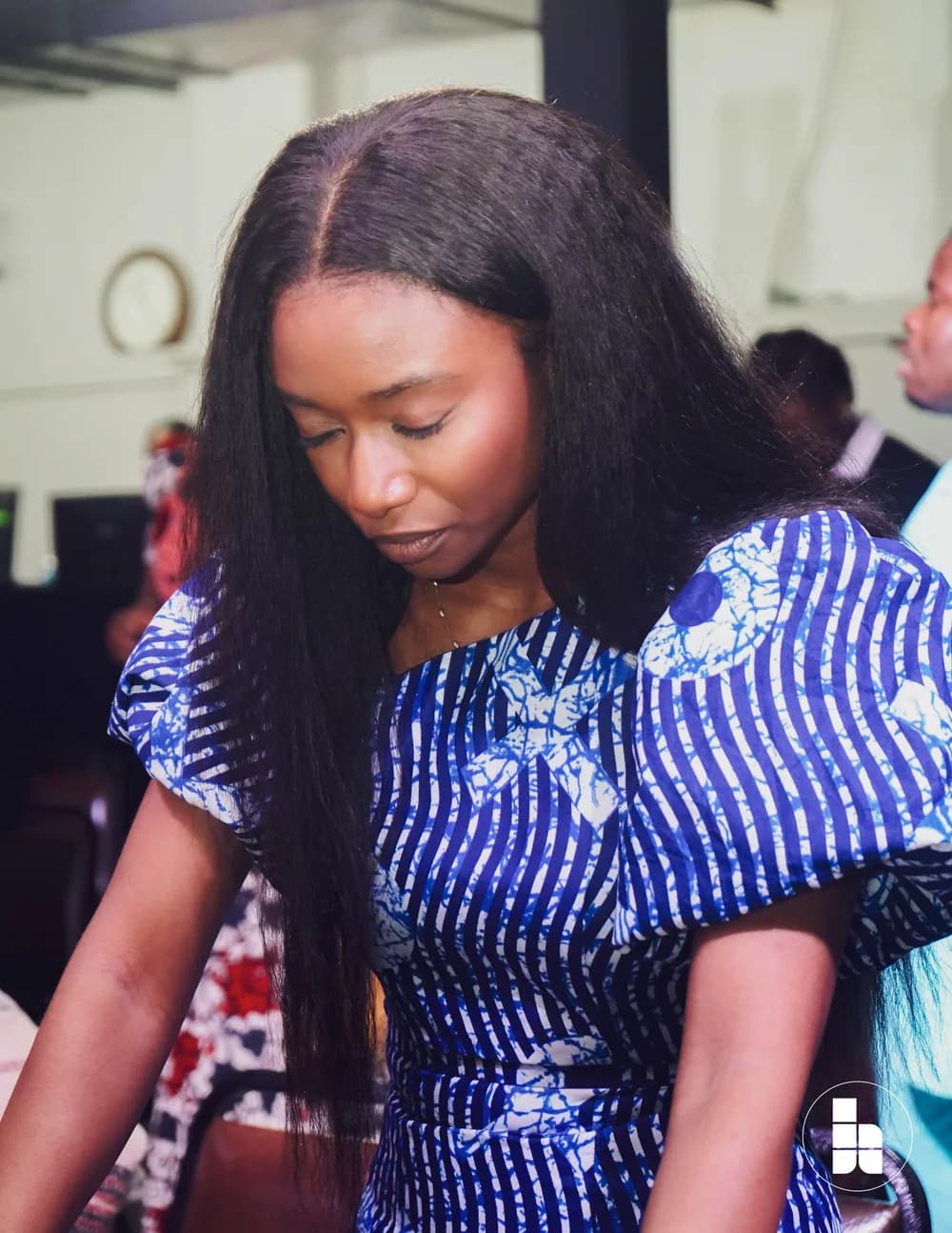 A young member of Jubilee Place in worship