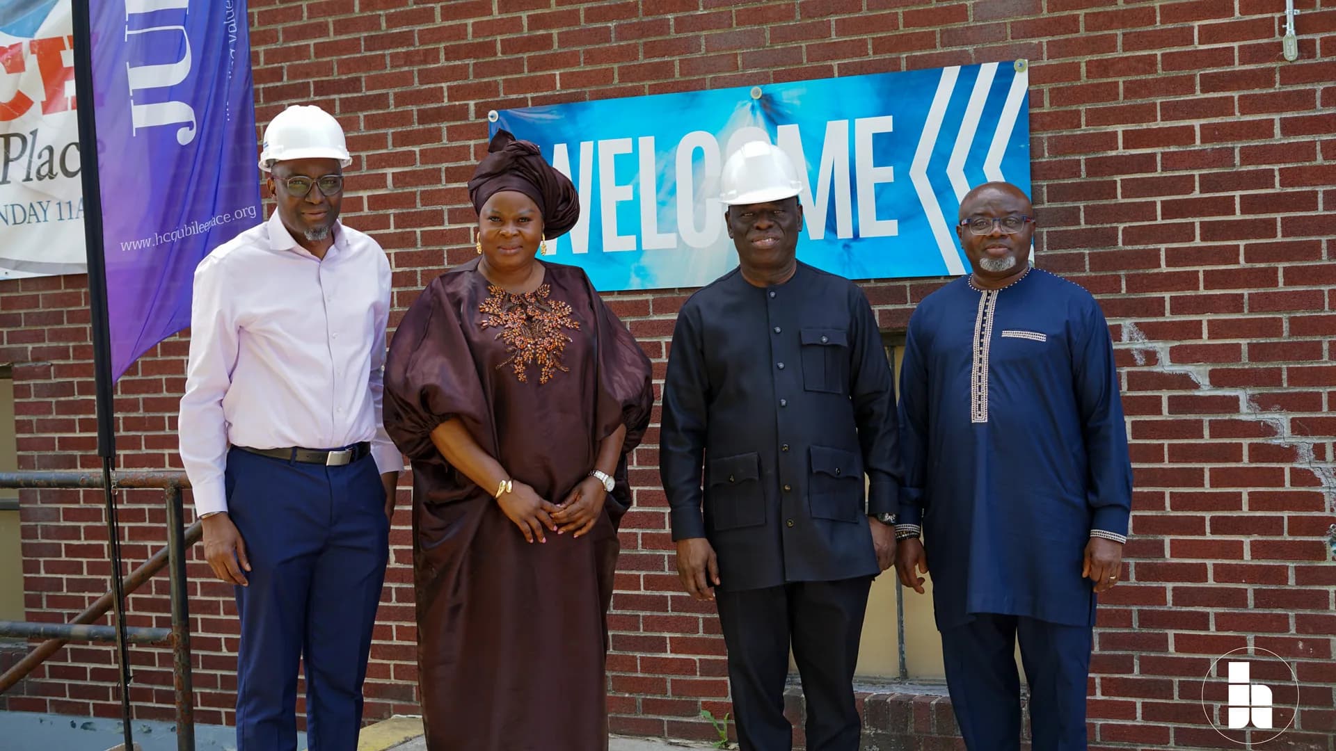 Jubilee Place leaders outside the church building