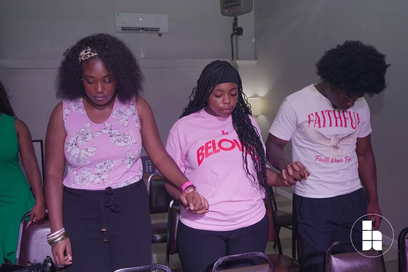 Young members of Jubilee Place together